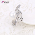 00013-xuping turc argent bijoux de couleur grosse une broche diamant perle